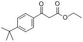 ETHYL 3-(4-TERT-BUTYLPHENYL)-3-OXOPROPANOATE 化学構造式