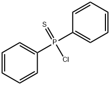 ジフェニルクロロホスフィンスルフィド 化学構造式
