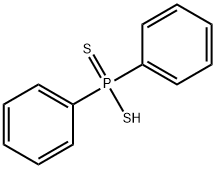 ジフェニルジチオホスフィン酸 化学構造式