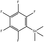 Trimethyl(pentafluorophenyl)stannane Structure