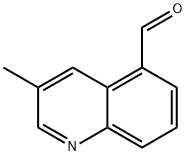 3-甲基-5-醛基喹啉 结构式