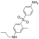 4-(4-aminophenyl)sulfonyl-3-methyl-N-propyl-aniline Structure