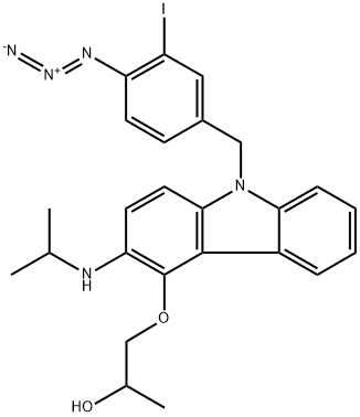101515-09-7 (4-azido-3-iodobenzyl)carazolol