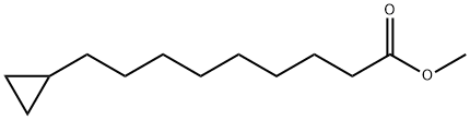 Cyclopropanenonanoic acid methyl ester Structure