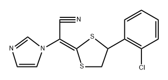 ラノコナゾール 化学構造式
