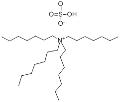 TETRAHEPTYLAMMONIUM HYDROGEN SULFATE Structure