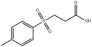 3-[(4-メチルフェニル)スルホニル]プロパン酸 化学構造式