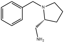 2-Pyrrolidinemethanamine, 1-(phenylmethyl)-, (2R)- Struktur