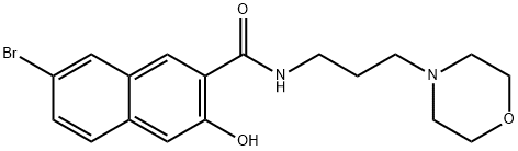 7-bromo-3-hydroxy-N-[3-(morpholin-4-yl)propyl]naphthalene-2-carboxamide|7-溴-3-羟基-N-[3-(吗啉-4-基)丙基]萘-2-甲酰胺