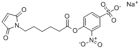 EPSILON-N-MALEIMIDOCAPROIC ACID-(2-NITRO-4-SULFO)-PHENYL ESTER SODIUM SALT Struktur
