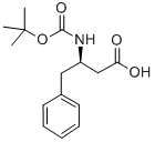 BOC-D-Β-ホモフェニルアラニン 化学構造式