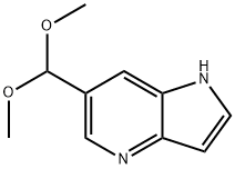 6-(DIMETHOXYMETHYL)-1H-PYRROLO[3,2-B]PYRIDINE Structure
