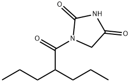 Hydantoin, 1-(2-propylvaleryl)- Structure