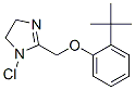 2-[(2-tert-butylphenoxy)methyl]-4,5-dihydroimidazole chloride Structure
