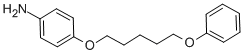 ANILINE, p-(5-PHENOXYPENTYLOXY)- Structure