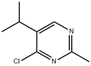 4-chloro-2-methyl-5-(1-methylethyl)pyrimidine Struktur