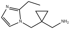 ((1-[(2-ETHYL-1H-IMIDAZOL-1-YL)METHYL]CYCLOPROPYL)METHYL)AMINE|(1-((2-乙基-1H-咪唑-1-基)甲基)环丙基)甲胺