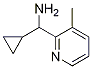 1-CYCLOPROPYL-1-(3-METHYL-2-PYRIDINYL)METHANAMINE Struktur