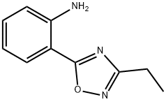 2-(3-エチル-1,2,4-オキサジアゾール-5-イル)アニリン 化学構造式