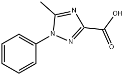 5-Methyl-1-phenyl-1H-[1,2,4]triazole-3-carboxylic acid Structure