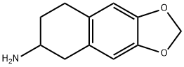 5,6,7,8-四氢萘并[2,3-D][1,3]1,3-二氧杂环戊烯-6-胺,101625-35-8,结构式