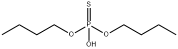 O,O-dibutyl hydrogen thiophosphate  Structure