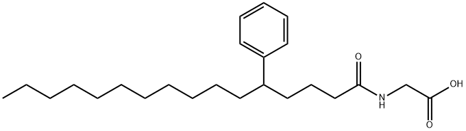 N-十六酰基-D-苯基甘氨酸 结构式