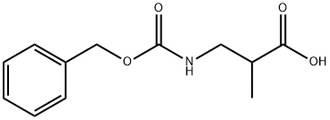 3-(((苄氧基)羰基)氨基)-2-甲基丙酸, 101642-77-7, 结构式