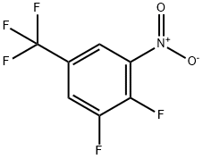 3,4-ジフルオロ-5-ニトロベンゾトリフルオリド 化学構造式