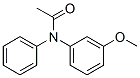 N-(3-methoxyphenyl)-N-phenyl-acetamide Structure