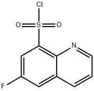 6-Fluoro-8-Quinolinesulfonyl Chloride Struktur