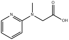 2-(メチル(ピリジン-2-イル)アミノ)酢酸 化学構造式