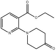 ethyl 2-(4-oxopiperidin-1-yl)nicotinate Structure
