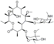 N-Desmethyl Clarithromycin Struktur