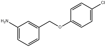 3-(4-chlorophenoxymethyl)aniline Structure