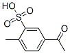 5-Acetyl-2-methylbenzenesulfonic acid Structure