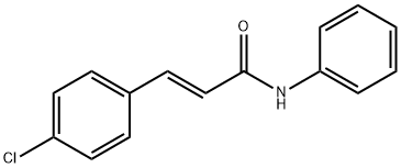 (E)-3-(4-Chlorophenyl)-N-phenylacrylamide Struktur