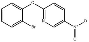2-(2-bromophenoxy)-5-nitropyridine Structure