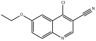4-chloro-6-ethoxyquinoline-3-carbonitrile Structure