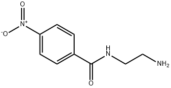 N-(2-氨基乙基)-4-硝基苯甲酰胺, 1017-27-2, 结构式