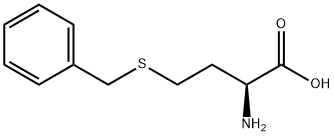 rac-(R*)-2-アミノ-4-(ベンジルチオ)酪酸 化学構造式