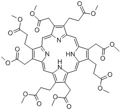 尿卟啉I八甲基酯 结构式