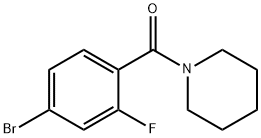 1017035-01-6 (4-溴-2-氟苯甲酰基)哌啶
