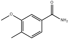 3-メトキシ-4-メチルベンズアミド 化学構造式