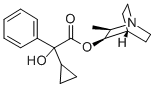 MANDELIC ACID, alpha-CYCLOPROPYL-, 2-METHYL-3-QUINUCLIDINYL ESTER, (mi xed isomer Struktur