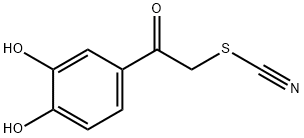 硫氰酸 2-(3,4-二羟基苯基)-2-氧代乙酯, 101714-41-4, 结构式