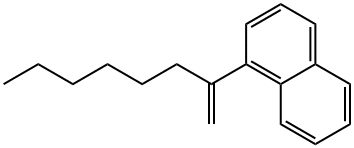 1-(1-METHYLENE-HEPTYL)-NAPHTHALENE Struktur