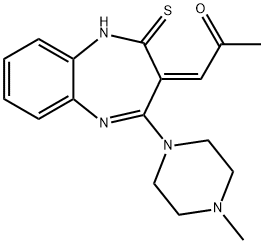 奥氮平硫代内酰胺杂质,1017241-36-9,结构式