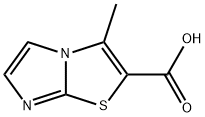 3-MethyliMidazo[2,1-b]thiazole-2-carboxylic acid Structure