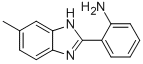 2-(6-METHYL-1H-BENZIMIDAZOL-2-YL)-BENZENAMINE Struktur